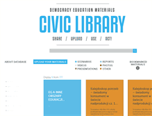 Tablet Screenshot of civicportal.info